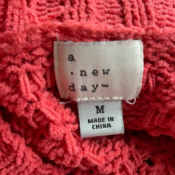 AND Coral Pink Salmon Long Sleeved Sweater - Picture 5 of 14